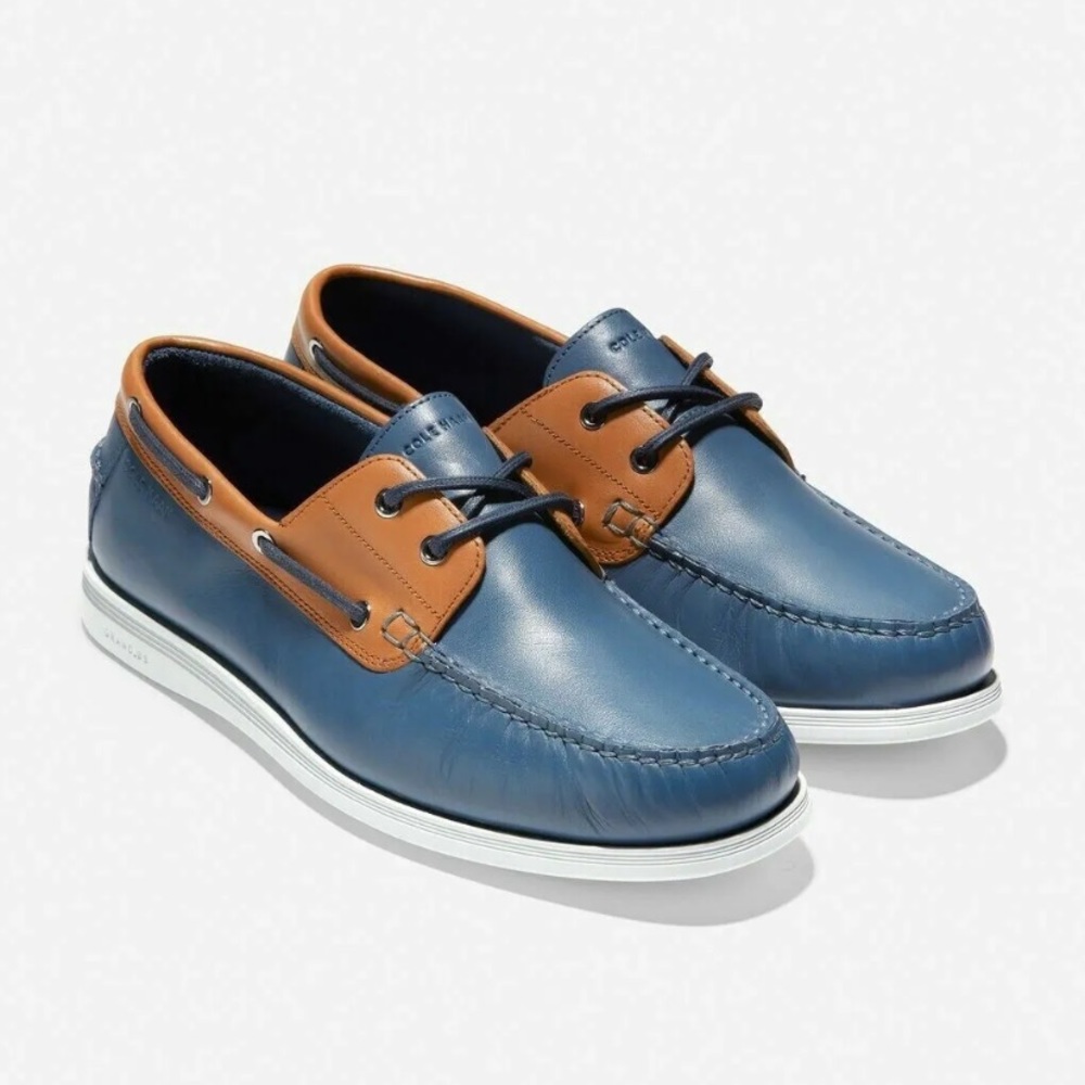 New Mens COLE HAAN Cornell 2 Eye Boat Shoe C32579